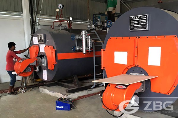 China factory offered 8 Ton Natural Gas Fire Tube Boiler with ASME
