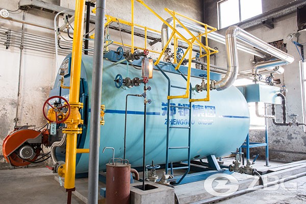 2 Ton Heavy Oil Fired Horizontal Steam Boiler For Edible Oil And Soap Production Plant
