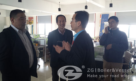 ZG chairman visited SHANGHAI SHIBANG