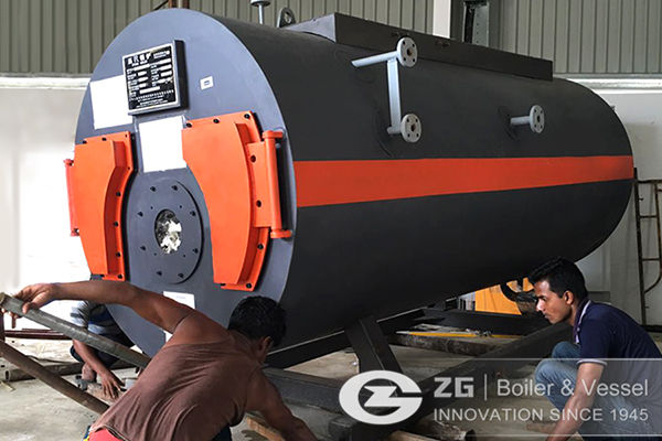 1Ton 2Ton Gas Steam Boilers Put Into Operation In Bangladesh