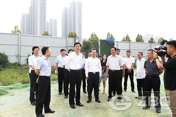 Zhengzhou Leaders Inspect And Guide ZBG Industrial Park Proj