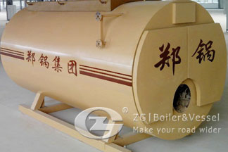 The automatic adjustment of horizontal oil fired boiler